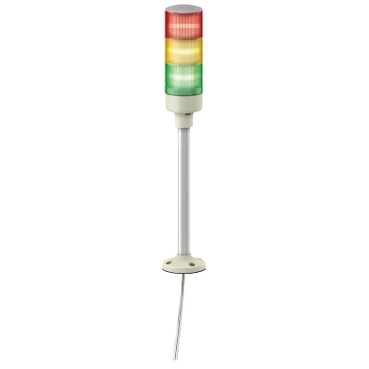 TOWER LIGHT, 3 STAGE RAG, 24V, LED, BUZ|