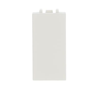 Blank cover plate - 1M - White