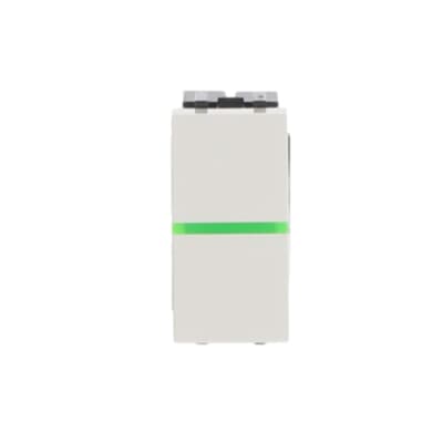 Switch 1-gang, 1-way, SP - 1 M - White