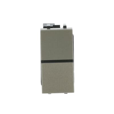 Push-button, NC, SP without symbol - 1M - Champagne
