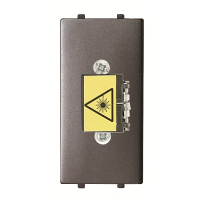 Fiber optic SC simplex adapter - 1M - Anthracite