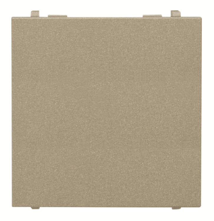 Blank cover plate - 2M - Champagne