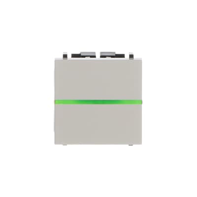 Switch 1-gang, 1-way, SP - 2 M - White