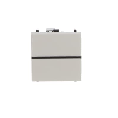 Push-button, NC, SP without symbol - 2M - White