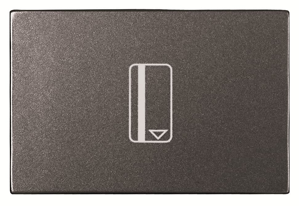 Card timer switch 1-gang, 1-way, SP - 2M - Anthracite