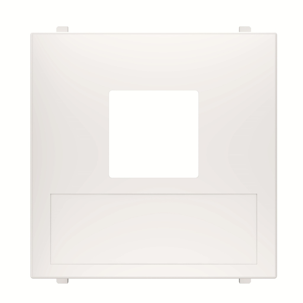 Cover plate for data outlet 1-gang - 2M - White