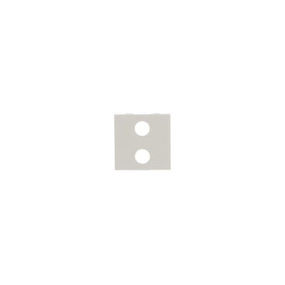 Cover plate - KNX 1/2-gang sensors - 2M - White