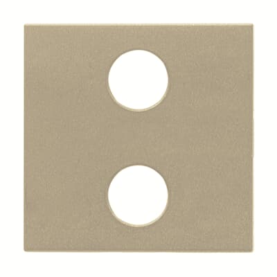 Cover plate - KNX 1/2-gang sensors - 2M - Champagne