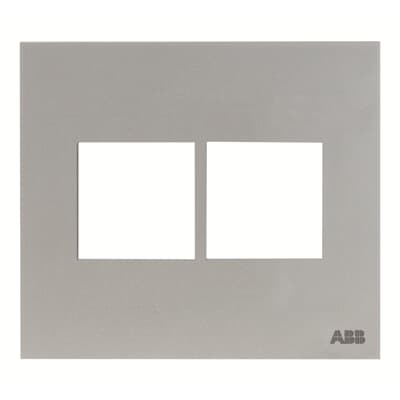 Frame - 2-gang / 2+2-modules - Silver