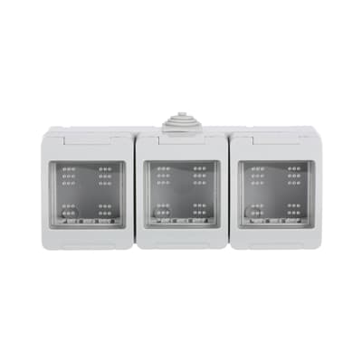Surface box IP55 Zenit/Stylo 6M