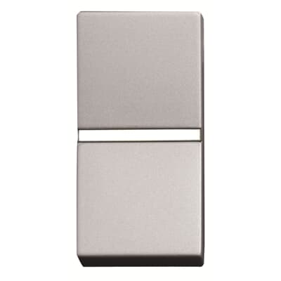 Push-button, NC, SP without symbol - 1M - Silver