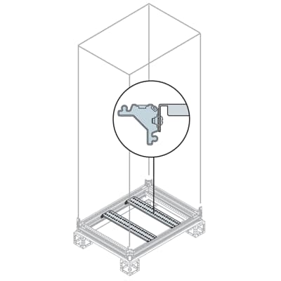 N.2 Middle Upright Crosspieces D=800mm