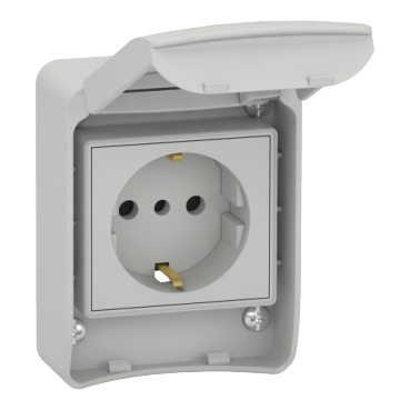 [81141] DOMESTIC SOCKET 10 16A IP65 STD SCHUKO 2