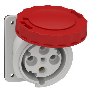 [81282] SOCLE PRISE ENC. INC. 63A 3PT 380-415V I