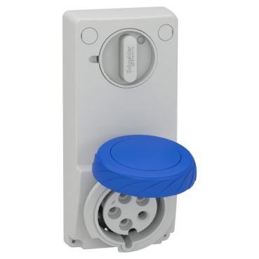 [82092] SOCKET UNIKA W/INTERLOCK 32A 2P-E 200-25