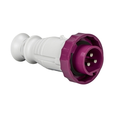 [82352] FICHE MOBILE DROITE 16A 3P 20 - 25V IP67