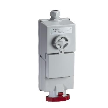[82883] SOCKET W/INTERLOCK FUS.63A3P-N-E  380-41