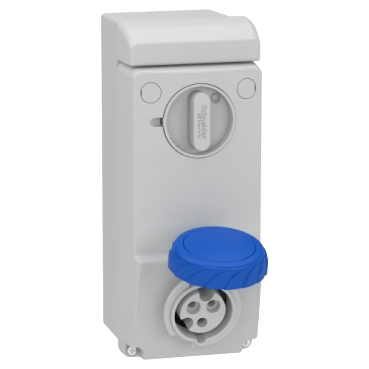 [83081] SOCKET UNIKA W/INTERLOCK 16A 2P-E 200-25
