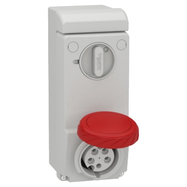 [83086] SOCKET UNIKA W/INTERLOCK 16A 3P-N-E 380-