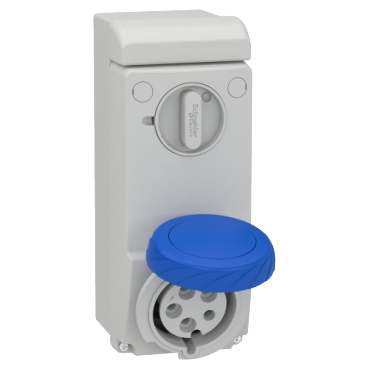 [83092] SOCKET UNIKA W/INTERLOCK 32A 2P-E 200-25