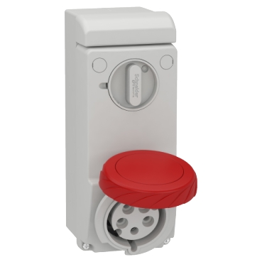 [83097] SOCKET UNIKA W/INTERLOCK 32A 3P-N-E 380-