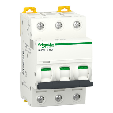 [A9K24310] ACTI9 IK60N 3P 10A C MINIATURE CIRCUIT B