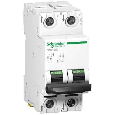 [A9N61528] CIRCUIT BREAKER C60H-DC 500VDC 10A 2P C 