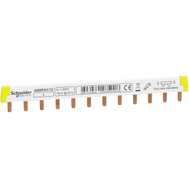 [A9XPH112] ACTI9 COMB BUSBAR 1P 100A 12 MODULES    