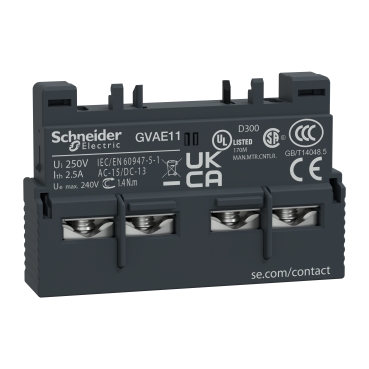 [GVAE11] GV2 GV3 AUXILIARY N/O N/C TOP           
