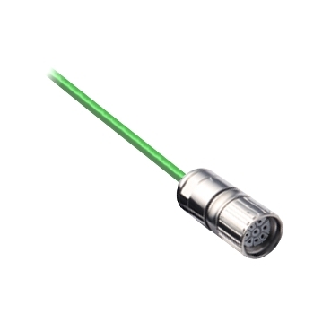 [VW3E1144R100] MOTOR CABLE SH TO LXM, M23, 2,5MM2, UL, 