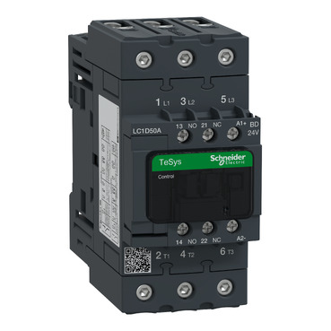 [LC1D50ABD] 3P EVLK CONTACTOR 50A 22KW AC3 24VDC    