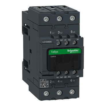 [LC1D50AM7] 3P EVLK CONTACTOR 50A 22KW AC3 220VAC   