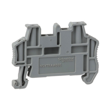 [NSYTRAAB35] END BRACKET, SNAP-ON FOR 35MM DIN RAILS,
