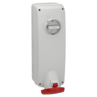 [PKB63P534] WALL SOCK SWITCH 63A 3PE 380-415V IP65 5