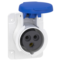 [PKF16G423] 3PANEL SOCKET STRAIGHT PK PRATIKA SCREW 