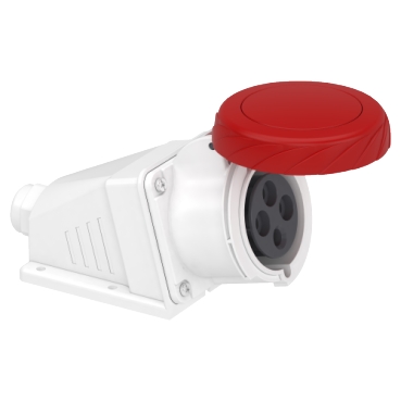 [PKF32W734] WALL SOCKET PK SCREW 32A IP67 380V 3PT 5