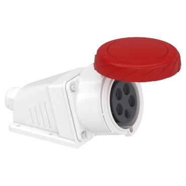 [PKF32W735] WALL SOCKET PK SCREW 32A IP67 380V 3PNT 