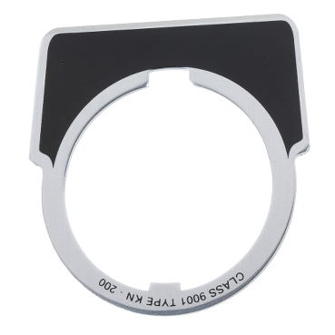 [9001KN200] 30MM LEGEND PLATE - BLANK 30MM          