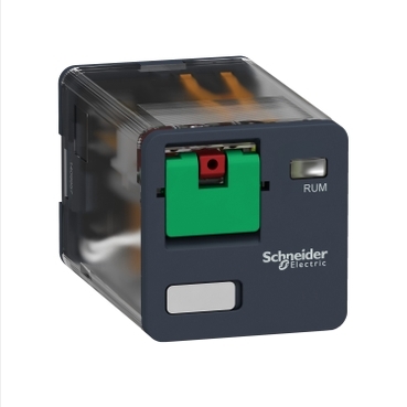 [RUMC21P7] 2CO 10A RELAY CYLIND +LTB-LED 230VAC    