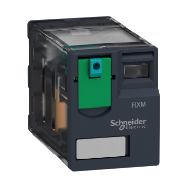 [RXM2AB1JD] MINIATURE RELAY 2C/O 12VDC              