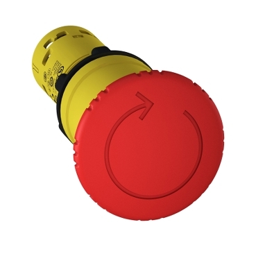 [XB7NS8445] RED EMERGENCY STOP TRIGGER TURN TO RELEA