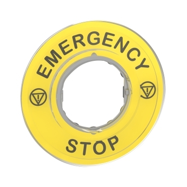 [ZBY9320] EMERGENCY STOP 3D LEGEND                