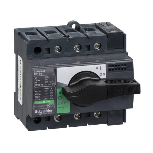 [28904] INS80 3P 80 A - SWITCH DISCONNECTOR     