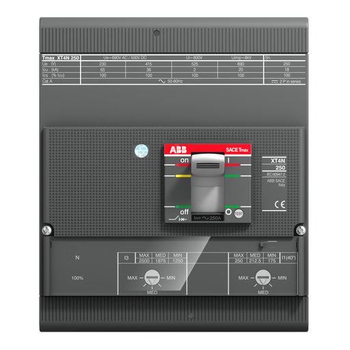 [1SDA068104R1] XT4N 250 TMA 200-2000 4p F F InN=50%