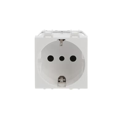 [2CSK1108CH] Socket-outlet Schucko 2P+E, 16A, P30 type