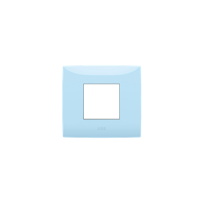 [2CSK0214CH] Cover plate, 2 modules, AZURE