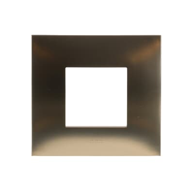[2CSK0254CH] Cover plate, 2 modules, GOLD satin finish