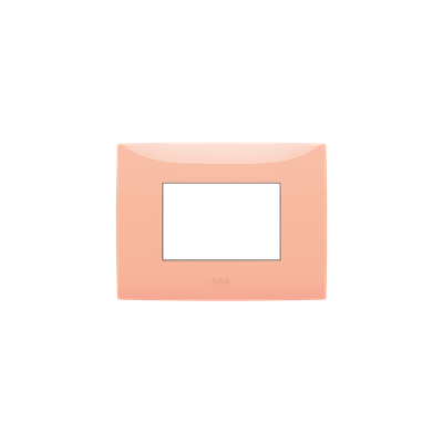 [2CSK0312CH] Cover plate, 3 modules, ORANGE
