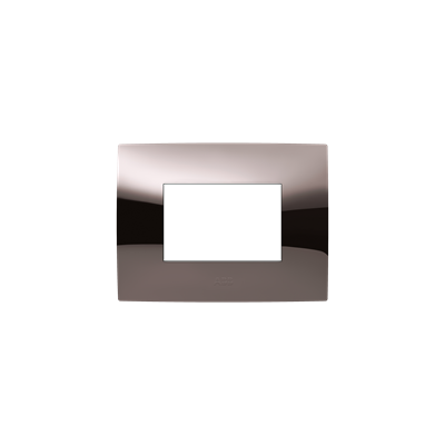 [2CSK0351CH] Cover plate, 3 modules, BRONZE gloss finish