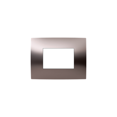 [2CSK0352CH] Cover plate, 3 modules, BRONZE satin finish